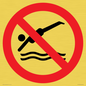PV11764: P915 Prohibition: No diving