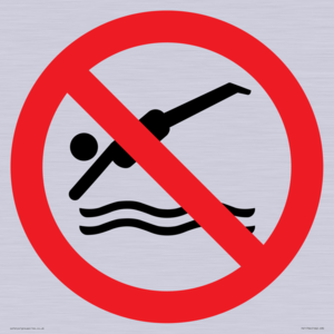 PV11764: P915 Prohibition: No diving