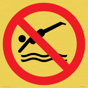 PV11764: P915 Prohibition: No diving