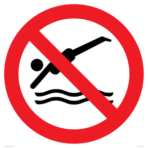 PV11764: P915 Prohibition: No diving