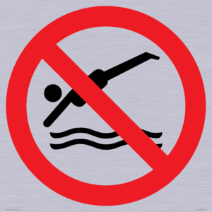 PV11764: P915 Prohibition: No diving