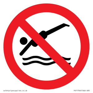 PV11764: P915 Prohibition: No diving
