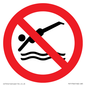 PV11764: P915 Prohibition: No diving