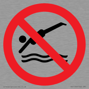 PV11764: P915 Prohibition: No diving