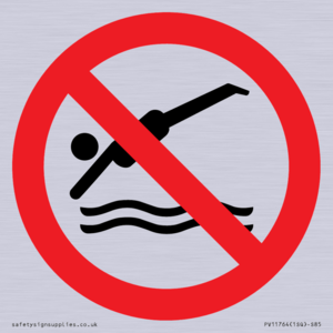 PV11764: P915 Prohibition: No diving