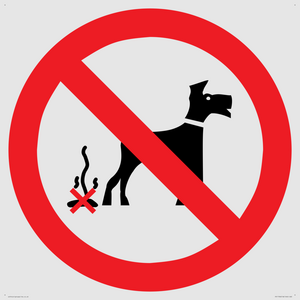 PV11766: P916 Prohibition: No dog fouling