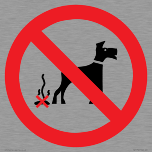 PV11766: P916 Prohibition: No dog fouling