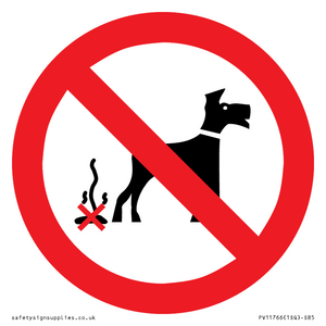 PV11766: P916 Prohibition: No dog fouling