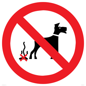 PV11766: P916 Prohibition: No dog fouling
