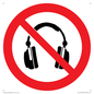 PV11768: P917 Prohibition: No headphones