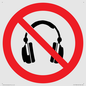 PV11768: P917 Prohibition: No headphones