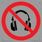 PV11768: P917 Prohibition: No headphones