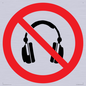 PV11768: P917 Prohibition: No headphones