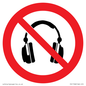 PV11768: P917 Prohibition: No headphones