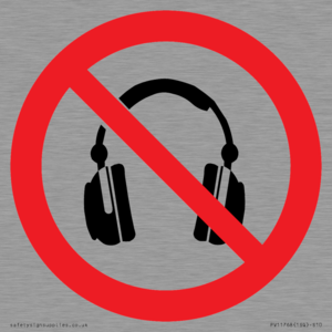 PV11768: P917 Prohibition: No headphones
