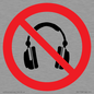 PV11768: P917 Prohibition: No headphones