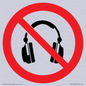 PV11768: P917 Prohibition: No headphones