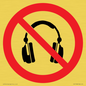 PV11768: P917 Prohibition: No headphones