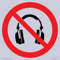 PV11768: P917 Prohibition: No headphones