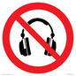 PV11768: P917 Prohibition: No headphones