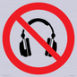 PV11768: P917 Prohibition: No headphones