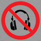PV11768: P917 Prohibition: No headphones