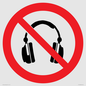 PV11768: P917 Prohibition: No headphones