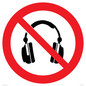 PV11768: P917 Prohibition: No headphones