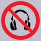 PV11768: P917 Prohibition: No headphones