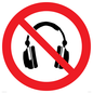 PV11768: P917 Prohibition: No headphones