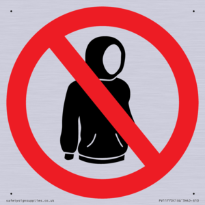 PV11770: P918 Prohibition: No hoodies