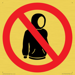 PV11770: P918 Prohibition: No hoodies