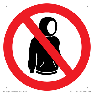 PV11770: P918 Prohibition: No hoodies