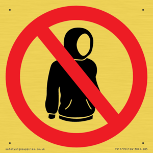 PV11770: P918 Prohibition: No hoodies
