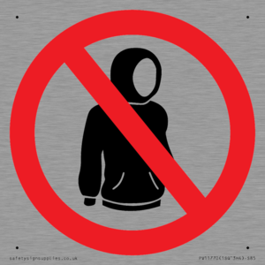 PV11770: P918 Prohibition: No hoodies