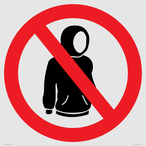 PV11770: P918 Prohibition: No hoodies