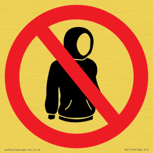 PV11770: P918 Prohibition: No hoodies