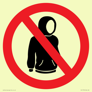 PV11770: P918 Prohibition: No hoodies