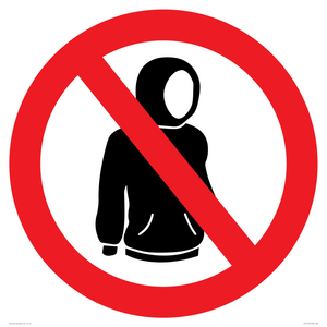 PV11770: P918 Prohibition: No hoodies