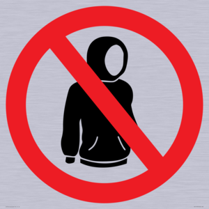 PV11770: P918 Prohibition: No hoodies