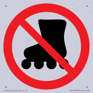 PV11778: P922 Prohibition: No rollerblading
