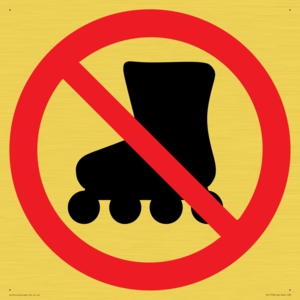 PV11778: P922 Prohibition: No rollerblading