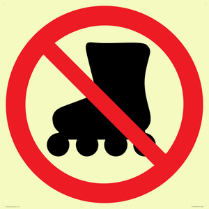 PV11778: P922 Prohibition: No rollerblading