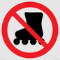 PV11778: P922 Prohibition: No rollerblading