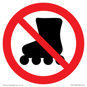 PV11778: P922 Prohibition: No rollerblading
