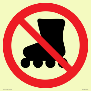 PV11778: P922 Prohibition: No rollerblading