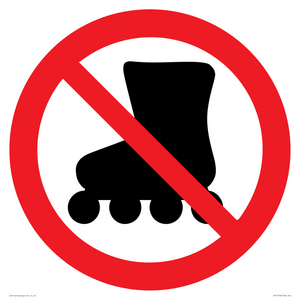 PV11778: P922 Prohibition: No rollerblading