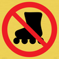 PV11778: P922 Prohibition: No rollerblading