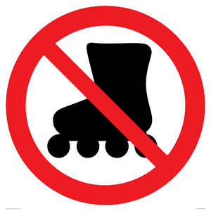 PV11778: P922 Prohibition: No rollerblading