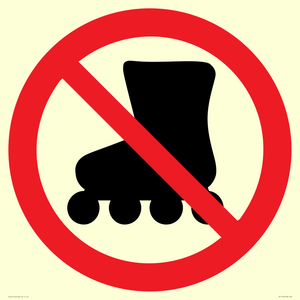 PV11778: P922 Prohibition: No rollerblading